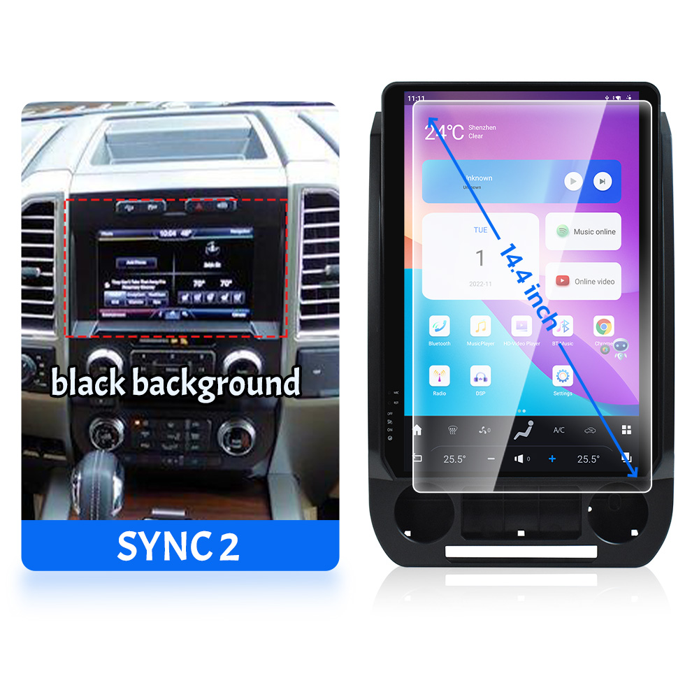 ViKNAV Android Radio for 2015-2021 F150 and 2017-2020 F250 F350 F450