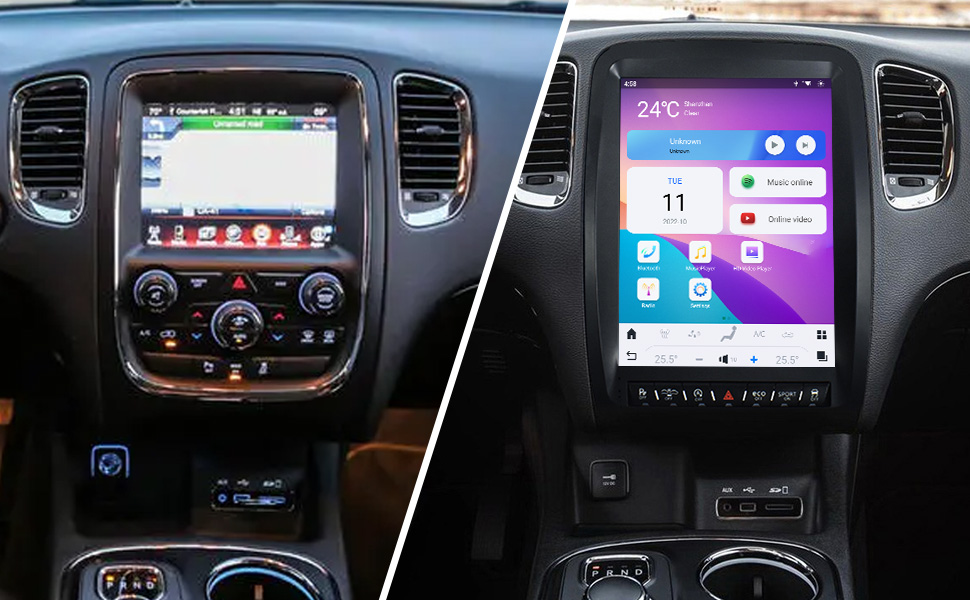ViKNAV android 11 touch screen head unti replacement for 2014-2021 dodge durango