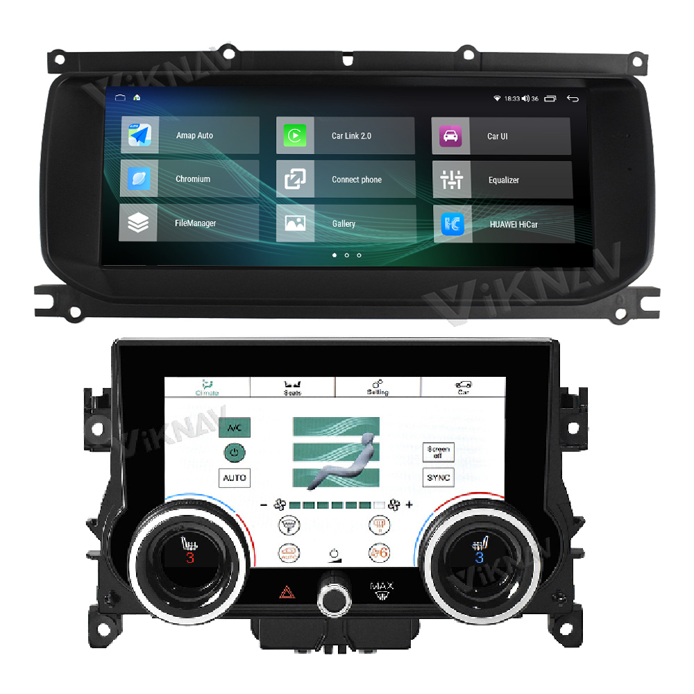 Viknav Android car radio and climate control  For Land Range Rover Evoque L538 2012-2018