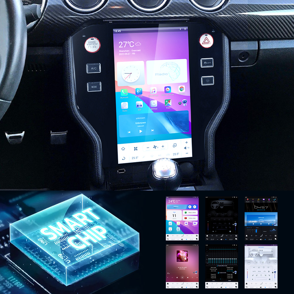 Viknav Android Radio Touch Screen Head Unit for 2015-2022 Ford Mustang