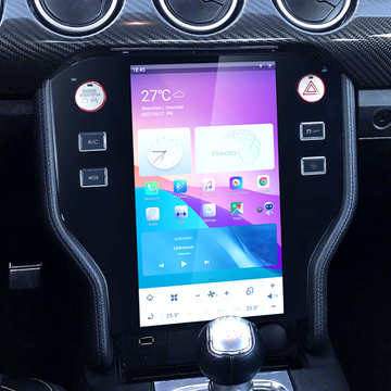 2015 2016 2017 2018 2019 2020 2021 Ford mustang android car head unit stereo radio replacement wireless apple carplay android auto multimedia player