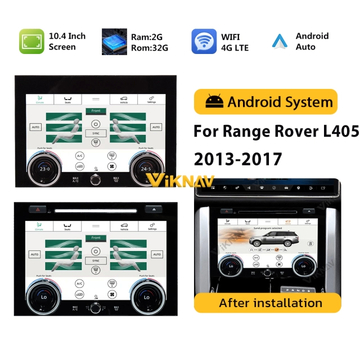 10.4 Inch AC Panel For Range Rover Sport L405 2013 2014 2015 2016 2017 Air Condition Board Climate Tempetature Seating Control LCD Touch Screen